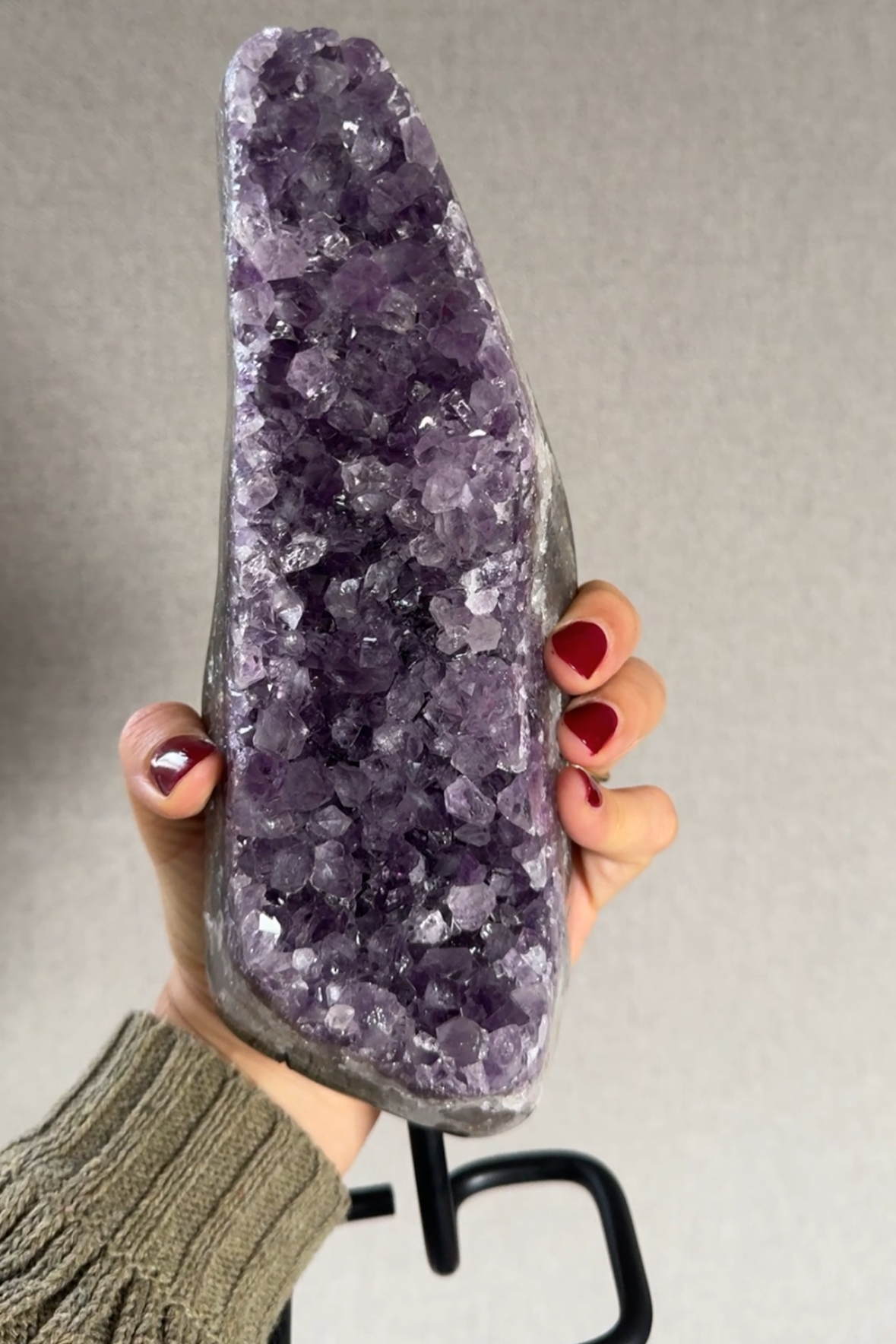 Amethist op standaard